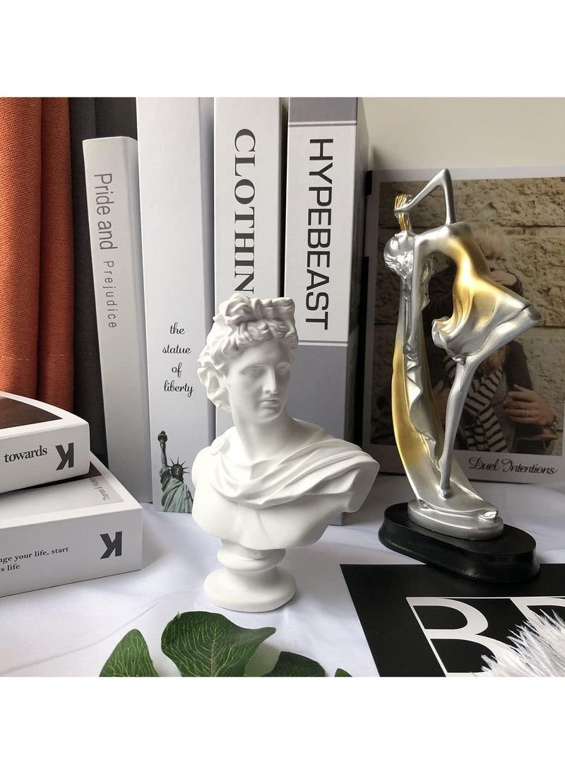 Generic Greek Statue Apollo Sculpture Decor,Vintage Simple Art, Symbol Of Good Luck And Wisdom, Decorations Applicable Home, Living Room, Bedroom, Office Desk Table Indoor,Resin Gift For Women, Friends  - Image 4
