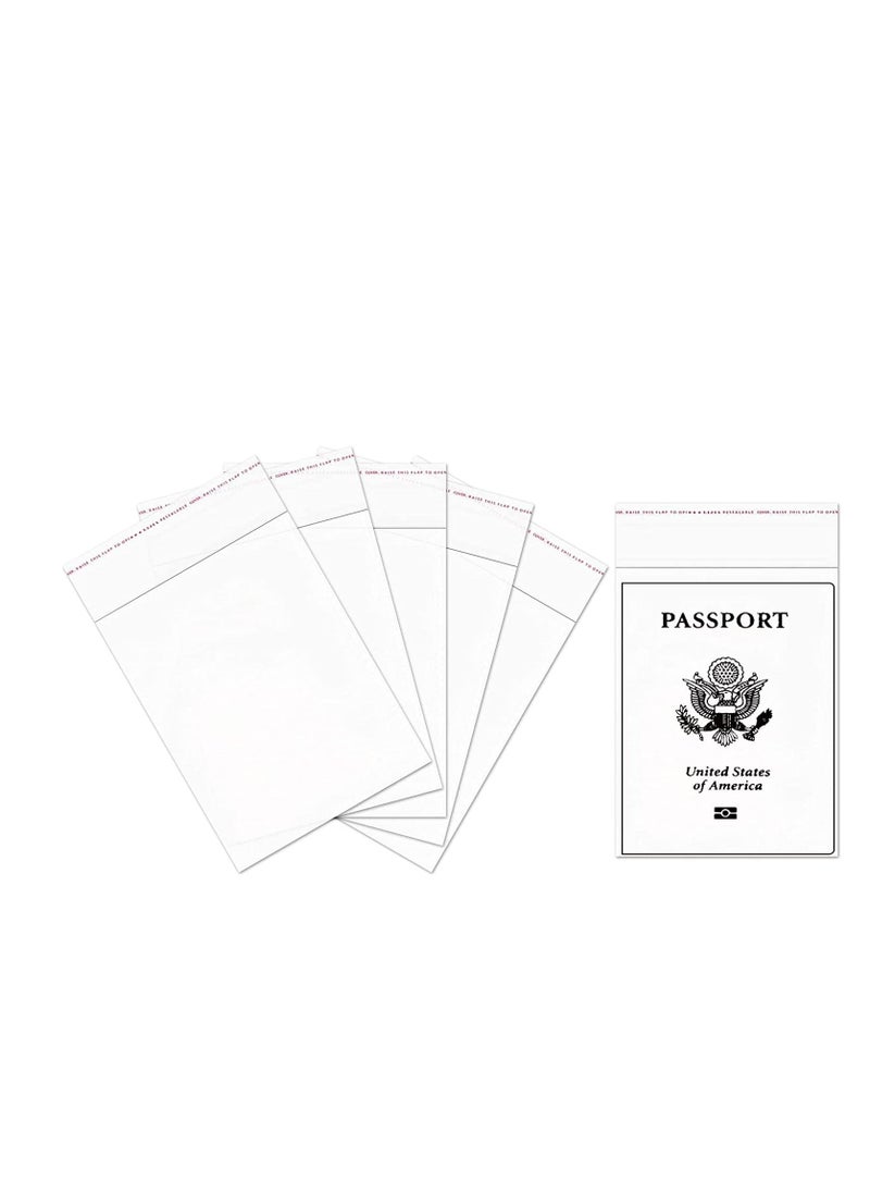 MARKQ - 4 x 6 inches Clear Resealable Plastic Cellophane Bags [500 Piece] Self-Sealing Cello Poly Bags for Weddings Gifts A1 Cards Envelopes Treats Sweets Bath Bombs and More - Image 1
