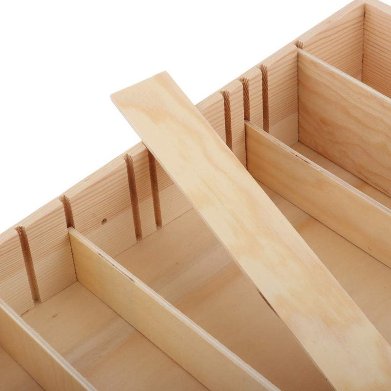 كلاراكو حامل خشبي لأدوات بناء النماذج، منظم تخزين لزجاجات الطلاء وزجاجات الحبر. - Image 2