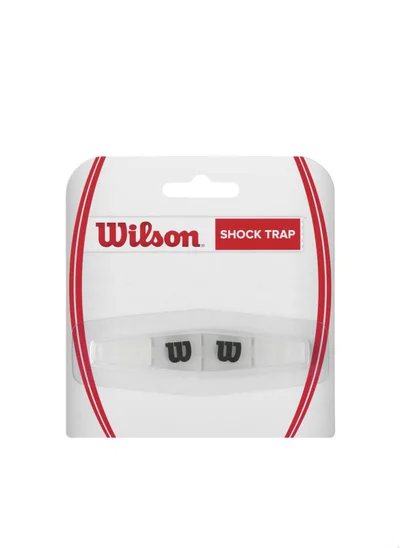Wilson Shock Trap Tennis Racket Dampener - Clear/ Black