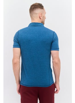 Men Sportswear Fit Short Sleeve Tennis Polo Shirt, Teal Blue Heather - pzsku/ZEE6E85B06545E443C4C0Z/45/_/1737642058/2972ca3b-b7a6-41f2-99fa-2dd05fdda037