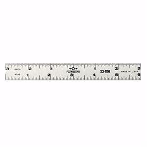 Fairgate 6 Center Finding Ruler 34 Wide 23106 Made in USA