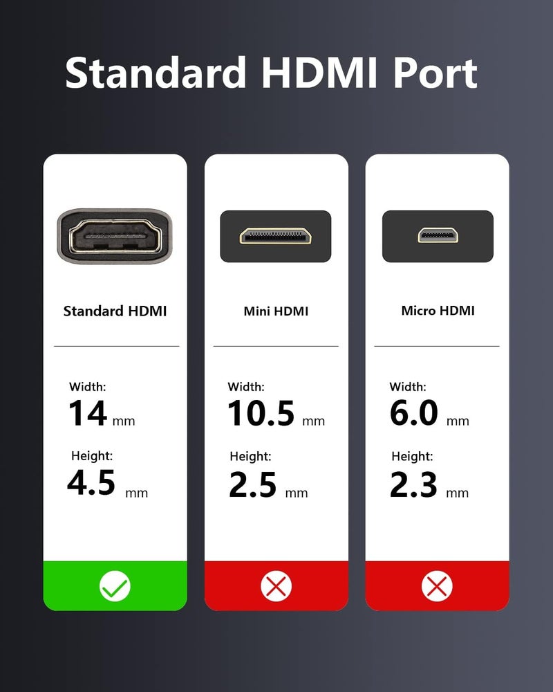 CERRXIAN محول CERRXIAN 8K HDMI موصل HDMI 21 أنثى إلى أنثى محول موصل موسع يدعم 8K60Hz 4K120Hz 3D للشاشات واللابتوب والبروجيكتور 2 حزمة - Image 5