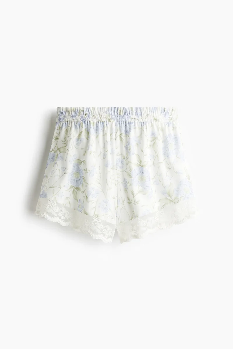 H&M Lace-trimmed Ultra High Pull-on shorts