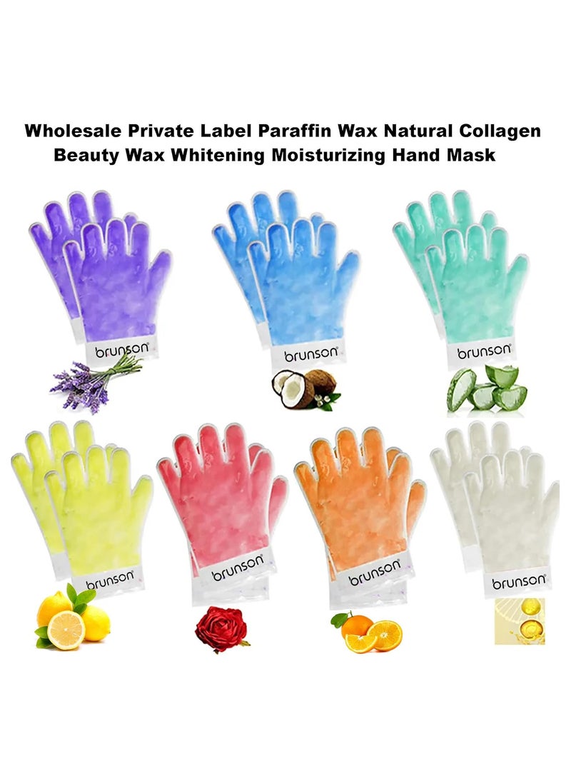 brunson Paraffin Wax Gloves for Hand Manicure Nourishing Gloves Paraffin Wax For Moisturizing Hydrating Hands Scented Disposable Microwaveable Thermal Therapy Soft Smooth Deeply Hydrates Wax Therapy - Image 2