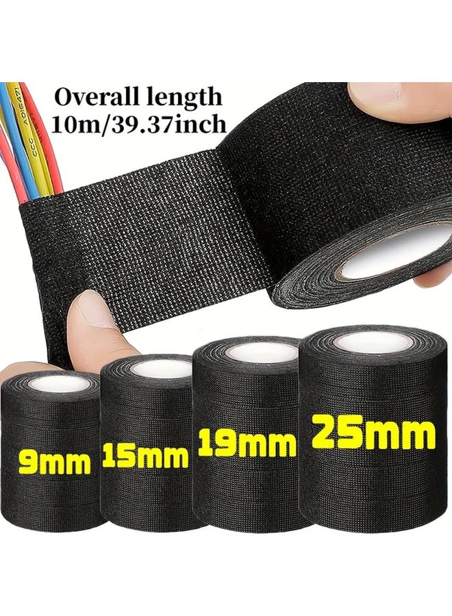 32mm Heat Resistant Self Adhesive Cable Wrap Tape Waterproof Insulation Fabric For Automotive Wiring Harness - Image 2