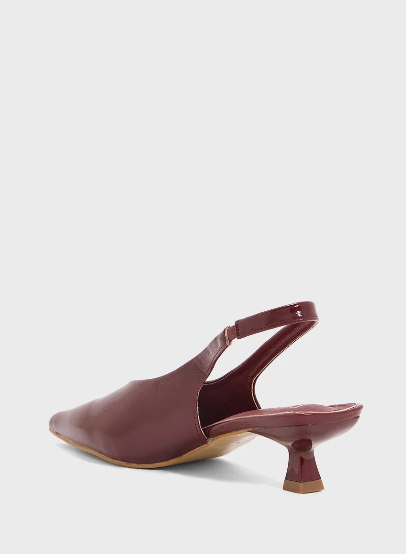 ايلا حذاء بكعب sling back