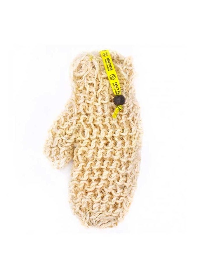 BETER Sisal Massage Glove Coffee O'clock  - Image 2