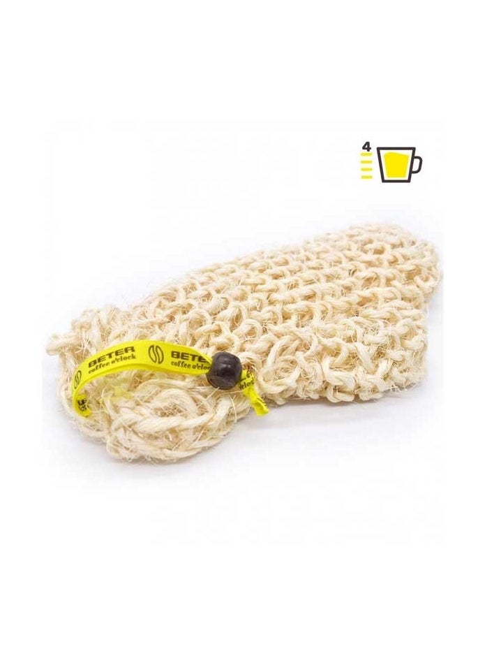 BETER Sisal Massage Glove Coffee O'clock  - Image 3