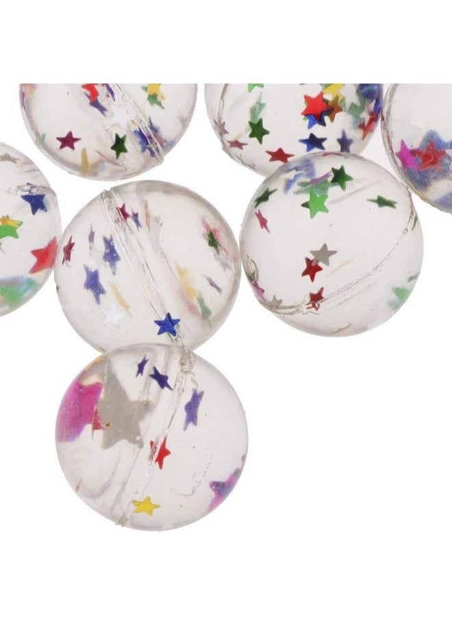FRECI - 20Pcs Bouncy Balls Clear Star Bouncy Balls Kids Toy Magic Props Birthday Party Bag Fillers - Image 1