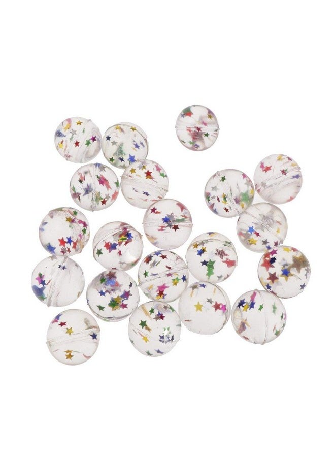 FRECI - 20Pcs Bouncy Balls Clear Star Bouncy Balls Kids Toy Magic Props Birthday Party Bag Fillers - Image 1