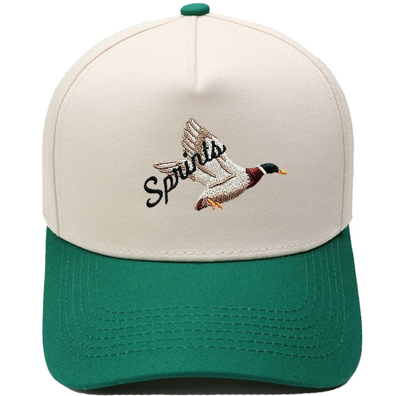 Vintage Embroidered Duck Trucker Cap - Image 4