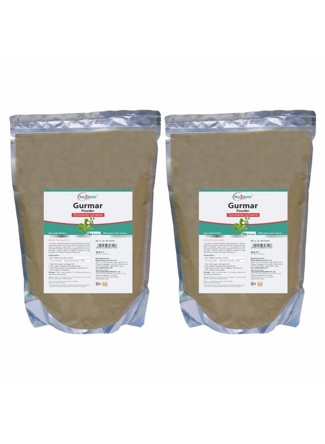 Way2Herbal Gurmar Powder (1 Kg Pack of 2) - Image 1