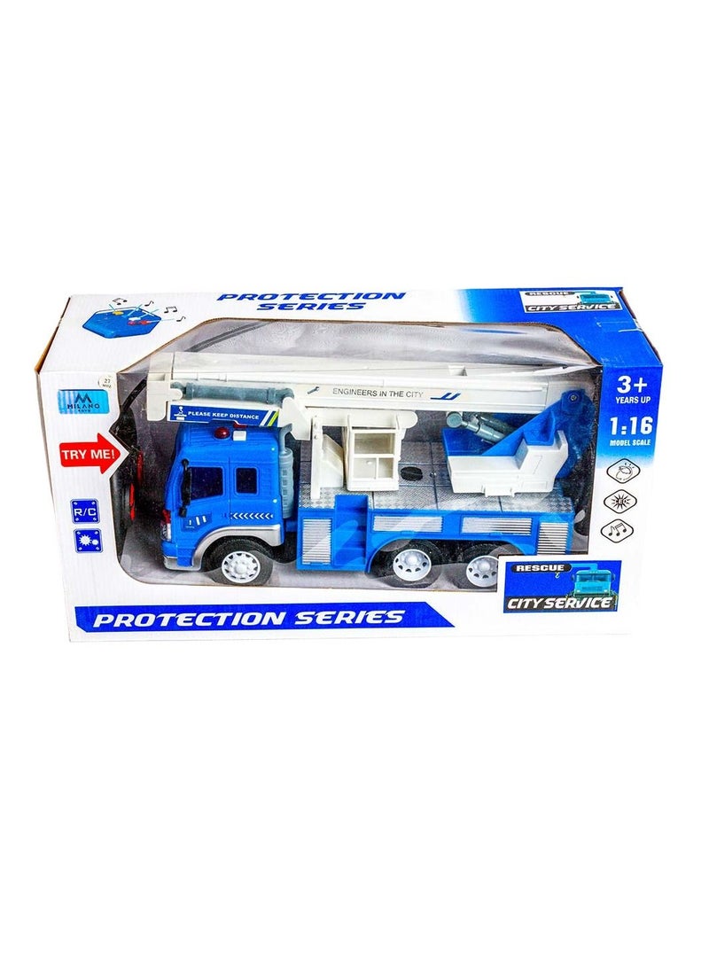 Crane Truck Protection Series 1:16 City Service with Remote Control - SY755K-J07