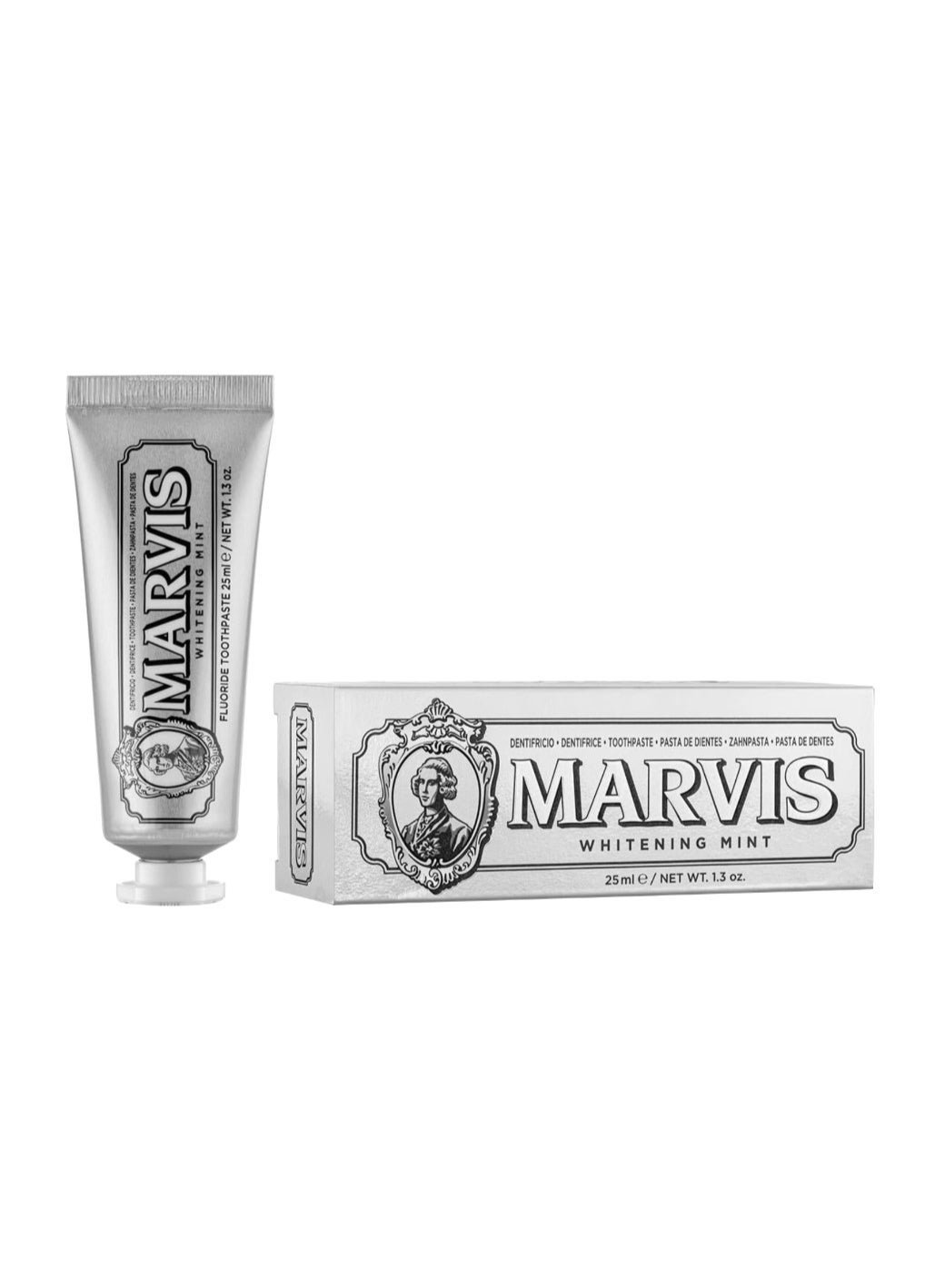 Marvis Whitening Mint Toothpaste 25ml – Premium Whitening Formula for Fresh Breath & Brighter Teeth