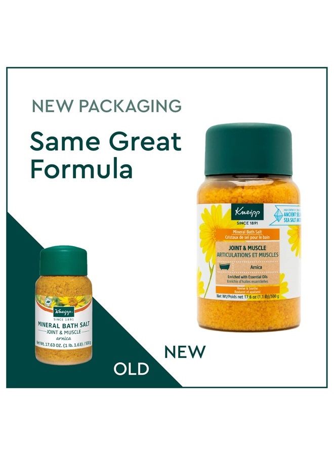 Kneipp أملاح حمام المعادن للمفاصل والعضلات مع الأرنكا، تجديد المفاصل والعضلات، 17.6 أونصة لغاية 10 حمامات - Image 2