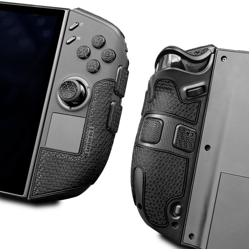 Luck&Link Controller Grip For Legion Go 2, Textured Skin kit,Anti-Skid Sweat-Absorbent Controllers Handle Grips, Buttons,Triggers,D-pad (Ultra - Obsidian Black) - Image 1