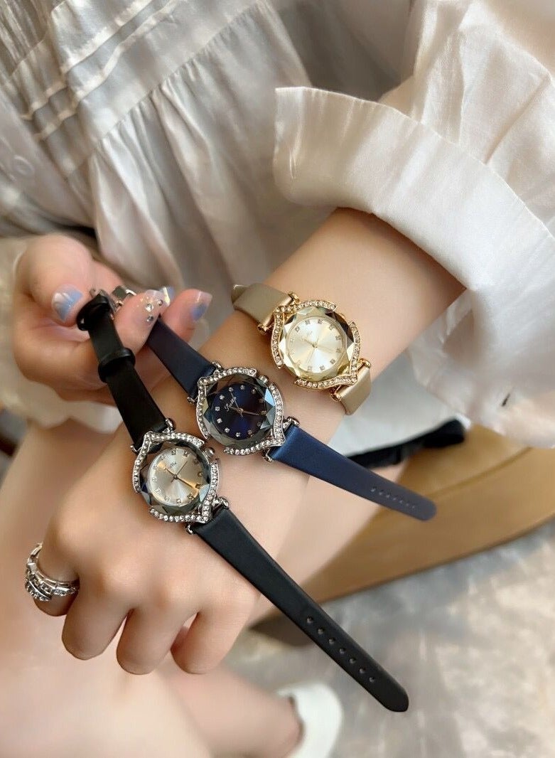 Scotties Women's Watch Belt Temperament Women's Watch Diamond Inlaid Small Fragrant Style Explosive  - Image 5