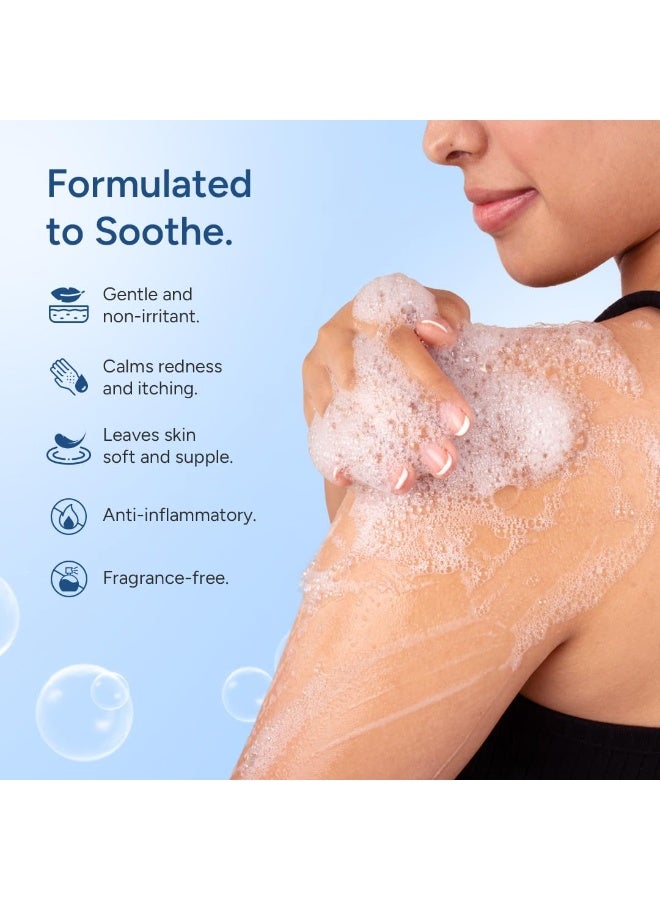 ARATA Sensitive Skin Body Wash with Niacinamide & Aloe Vera | Reduces Redness & Irritation | Smooth & Hydrated Skin | Body Wash for Women & Men | Paraben & Fragrance-Free | For All Skin Types | 300ml - Image 2
