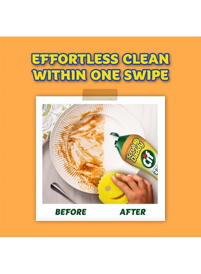 Scrub Daddy Mommy + Cif All Purpose Cleaning Cream, Original - Multi Surface Household Cleaning Cream + Scratch-Free Multipurpose Dish Sponge - Image 4