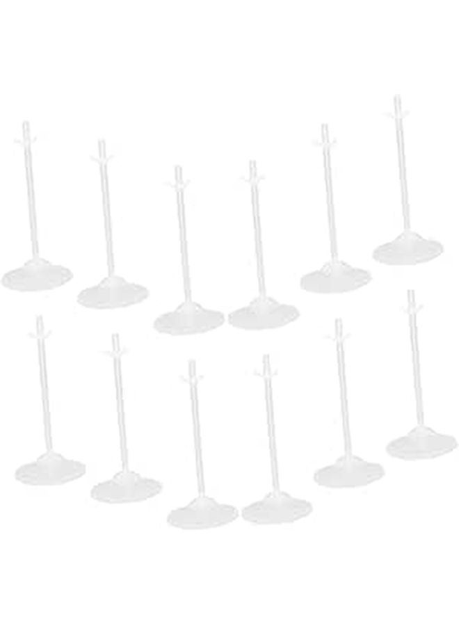 24Pcs Transparent Doll Stands Display Holders For Figures Sturdy Support - Image 1
