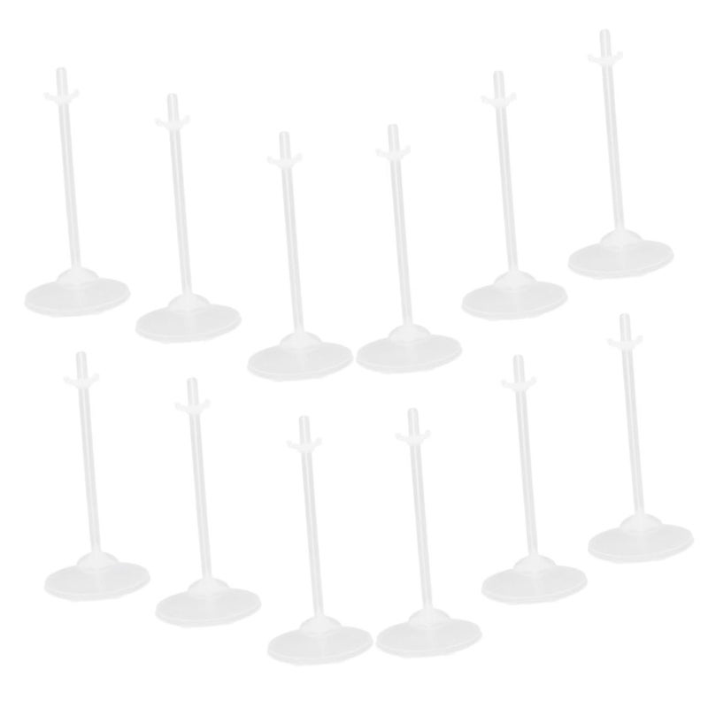 24Pcs Transparent Doll Stands Display Holders For Figures Sturdy Support - Image 2