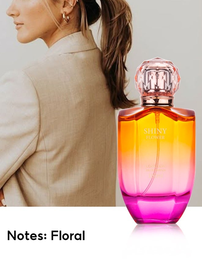 LONKOOM Shiny Flower EDT For Women 100ML - Image 5