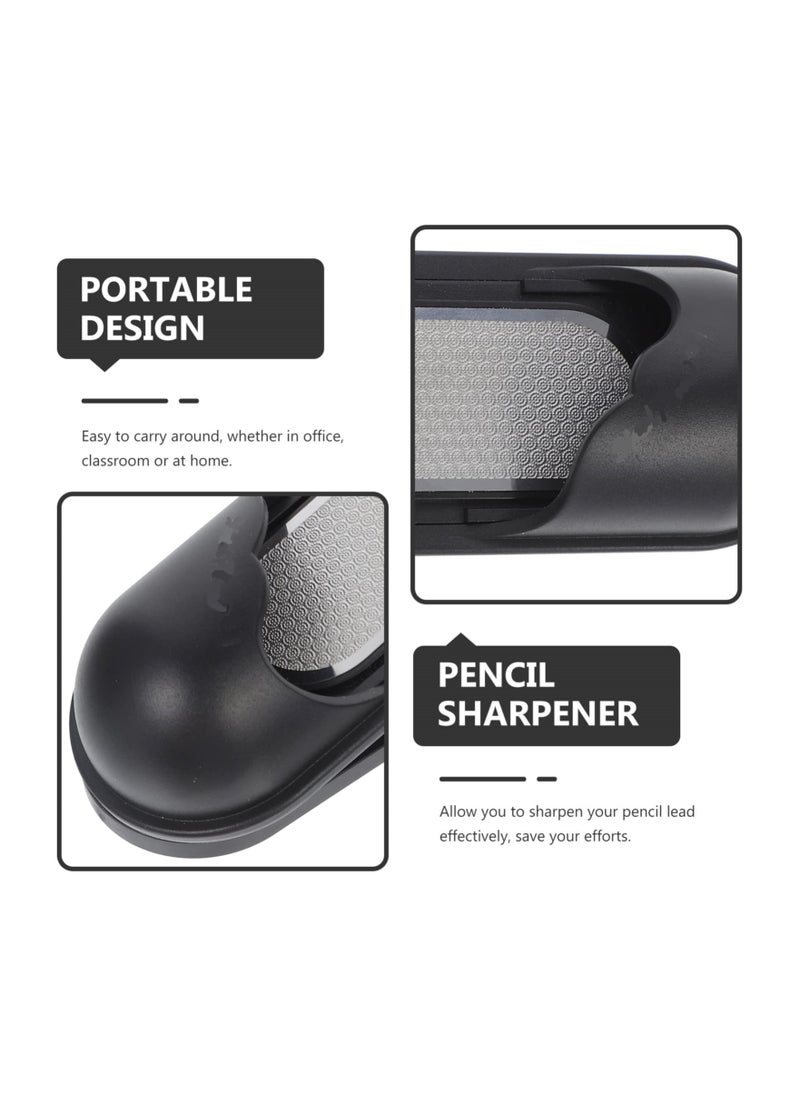 Excefore - Charcoal Pencil Sharpener 2Pcs Sketch Pencil Sharpener Drawing Pencil Sharpener Clamp Pencil Grinder for Sharpening Black Lead Pointer Clip Holder - Image 1