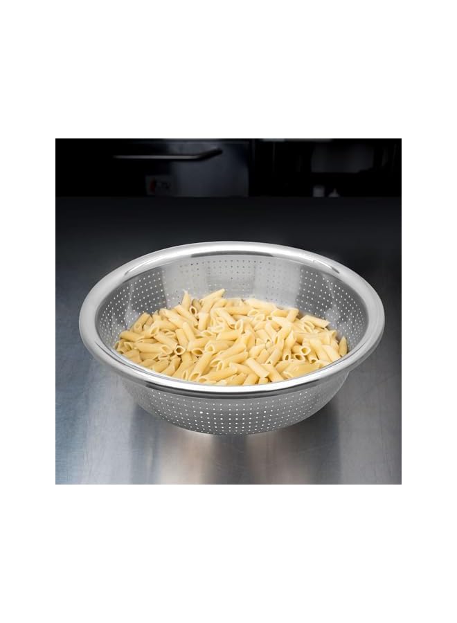 S-TOP STAINLESS STEEL DELUXE COLANDER, 50 CM , SILVER, MBC050, Food Strainer , Rice Strainer , Fruit & Vegetables Strainer - Image 4