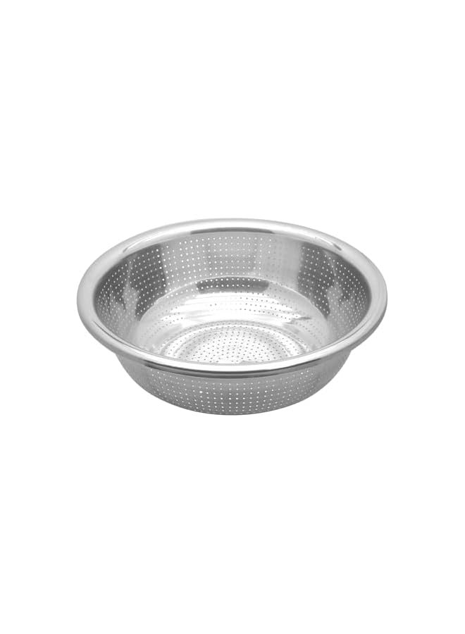 S-TOP STAINLESS STEEL DELUXE COLANDER, 50 CM , SILVER, MBC050, Food Strainer , Rice Strainer , Fruit & Vegetables Strainer - Image 2