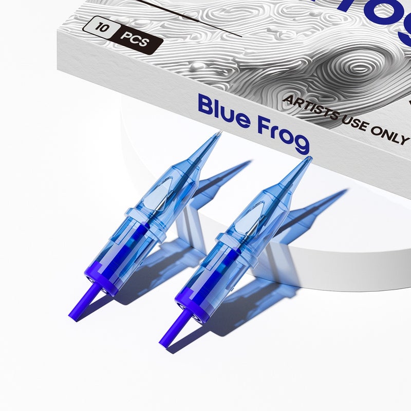 DM Blue Frog Tattoo Pen Integrated Needle Current Device Needle Full Disposable Needle Disposable Tattoo Needle Full Set Tattoo Tools Cross-border - Image 3
