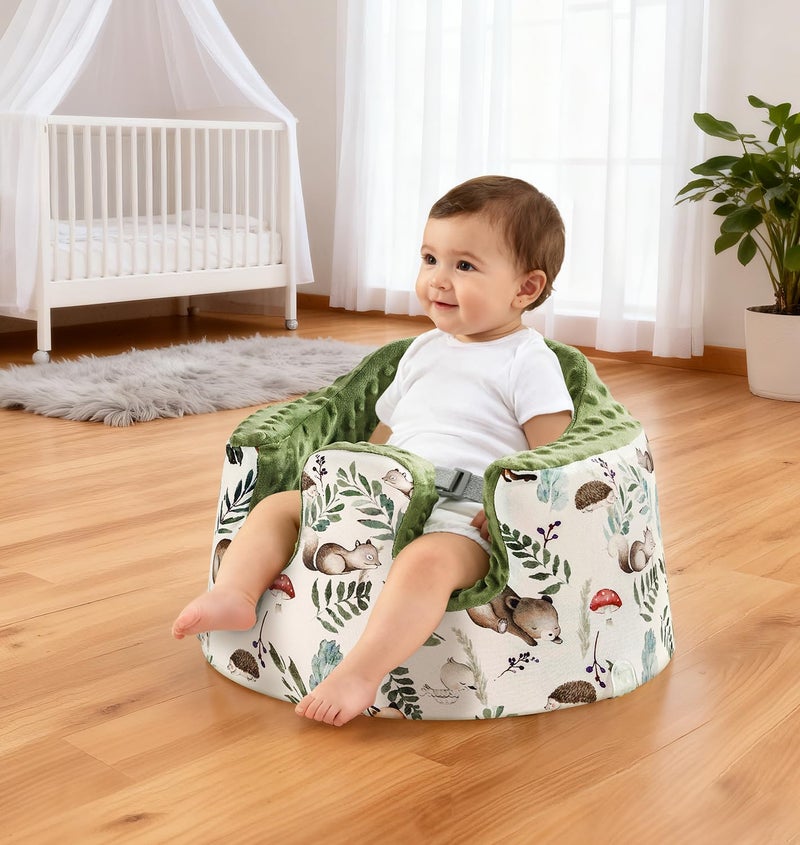 mamatepe Seat Cover Compatible with Bumbo and Nuby Seat, Booster Seats Accessories, Soft Breathable Cover for Baby Girl Boy, Cover Only - Image 5