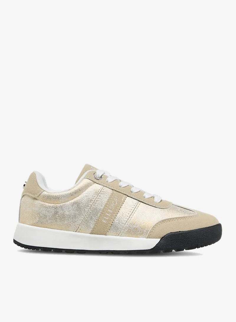 ELLE Women's Panelled Lace-Up Sneakers