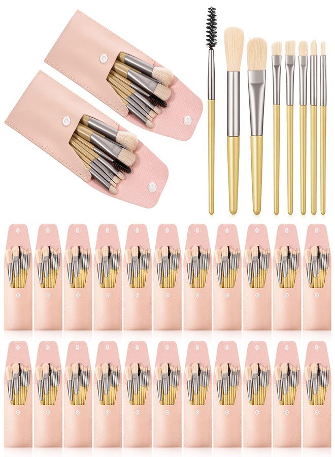 IANFAN 24 Sets Travel Makeup Brush Set, Synthetic Fiber Face Foundation Make up Brushes Mini Makeup Brushes with Travel Make Up Bag for Wedding Bridal Shower Favors Bachelorette Party Gift - Image 1