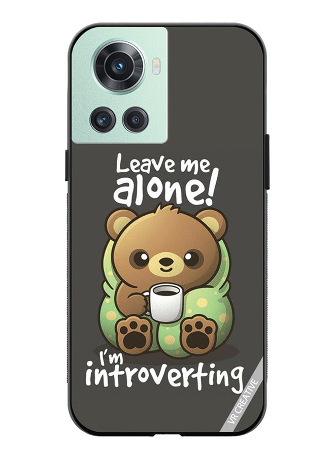 VR CREATIVE Protective Case Cover For OnePlus Ace Leave Me Alone Design Multicolour - Image 1