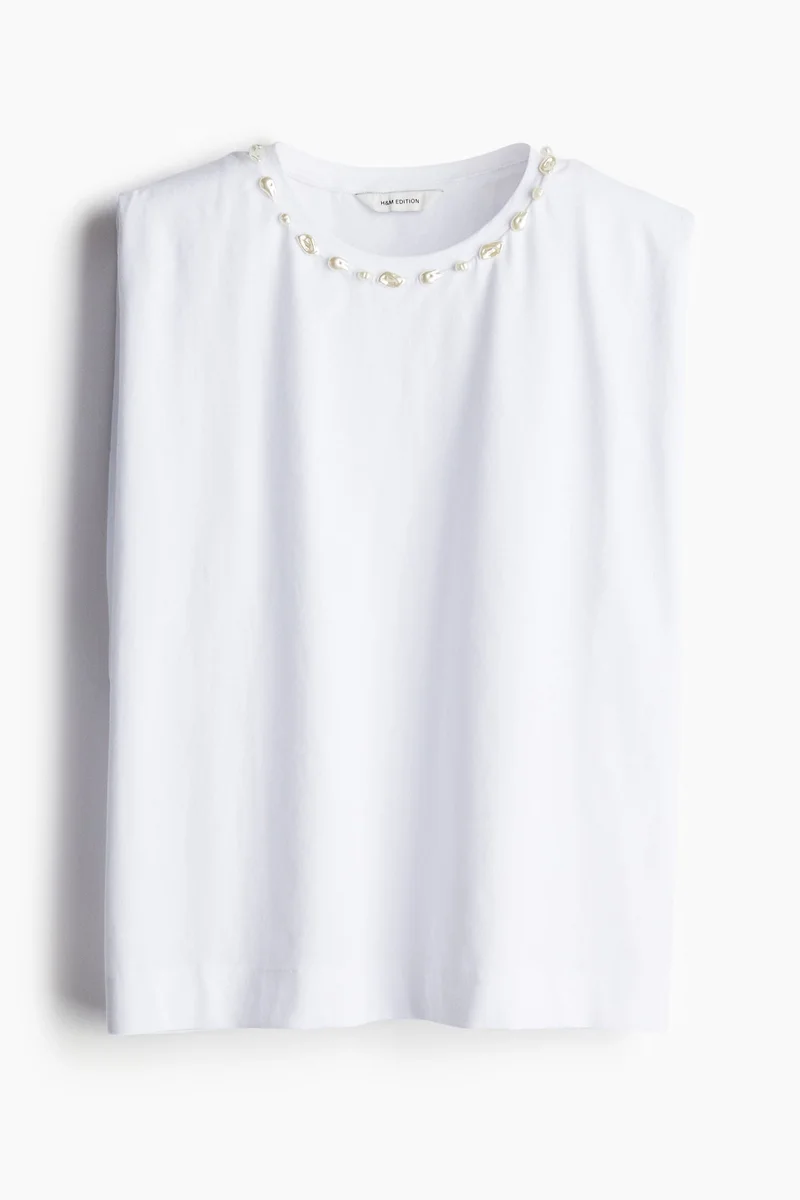 H&M Bead-embellished top