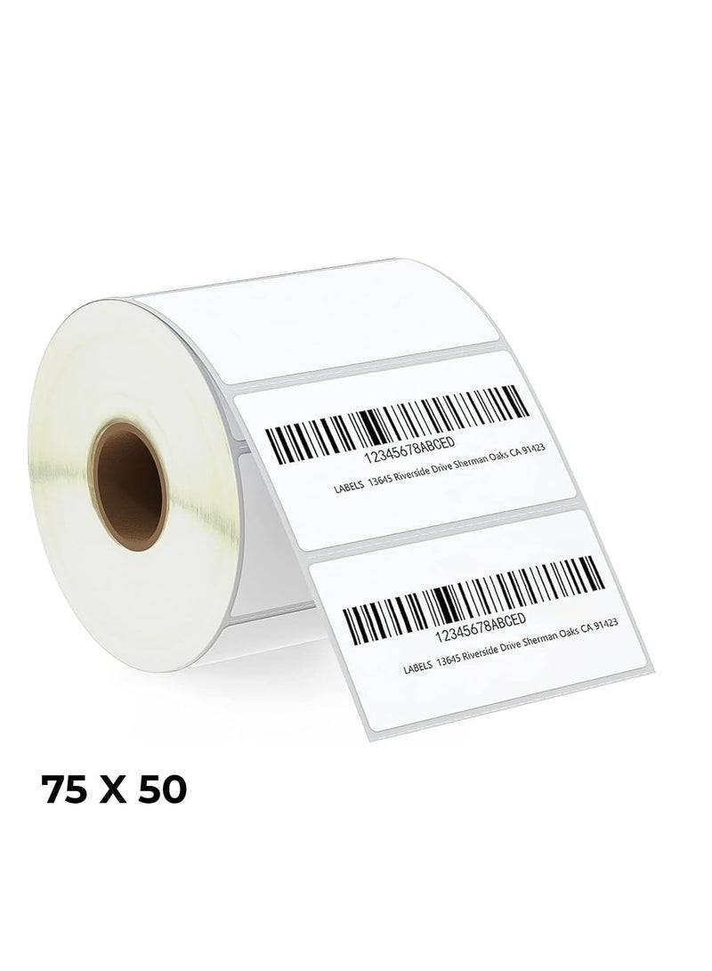 Terabyte Direct Thermal Labels  1000 Labels in One Winding (pack of 2) (75x50) 3"x2" - Image 1