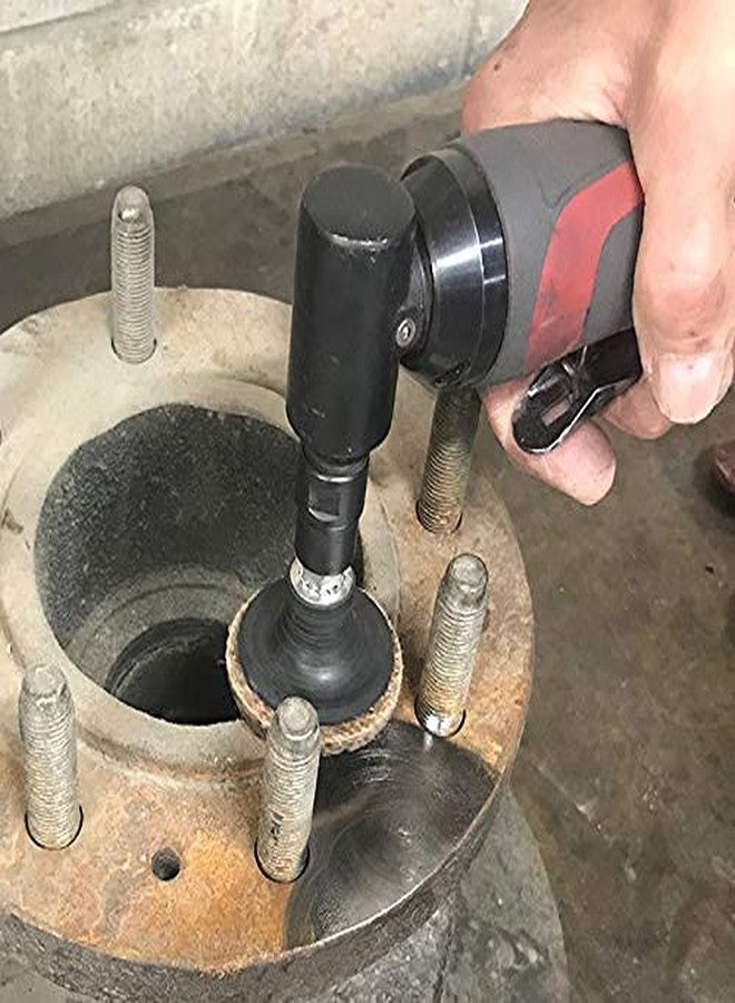 شارك أقراص معالجة الأسطح سريعة التغيير من Shark Industries PN-13062، لون بني/خشن، من النوع R، قطر 2 بوصة - حبيبات خشنة للتنظيف والتشطيب وإزالة النتوءات على جميع المعادن (25 قرصًا) - Image 5