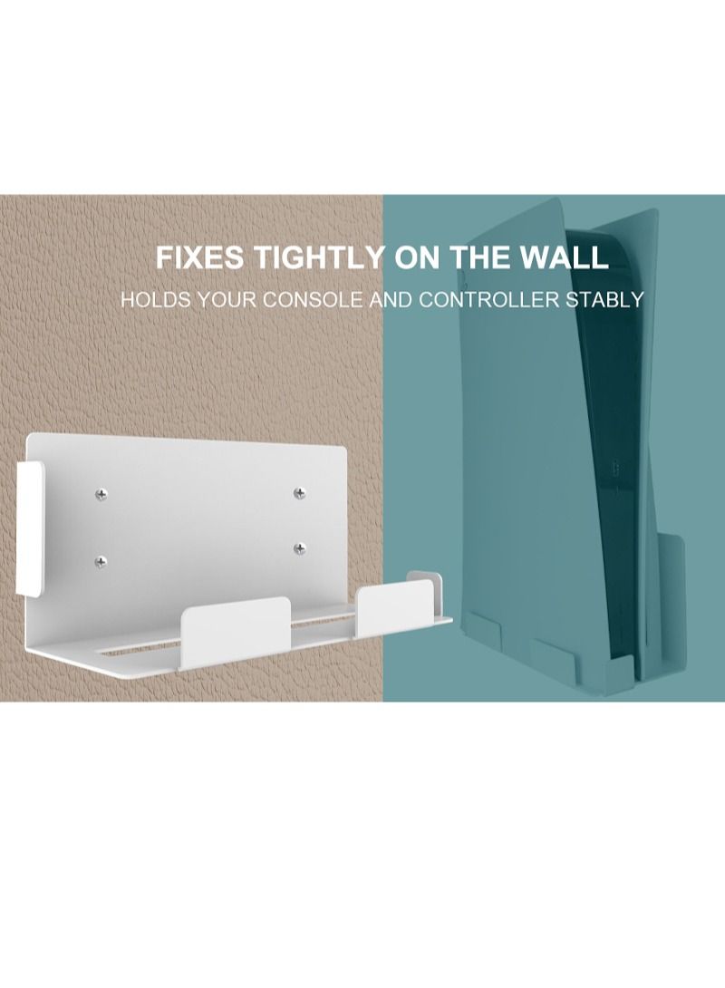 JYS Wall Mount For Play Station 5 Sturdy Metal Wall Hanging Holder  - Image 4
