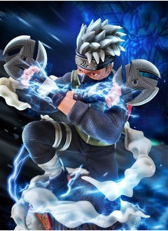 Naruto Naruto Darts Kakashi Action Figure Decorative Resin Sculpture Home Decor Statue, Art Figurine Home Ornament Decoration for Office, Living Room, Bedroom, Book Shelf, TV Cabinet, Desktop  - Image 3