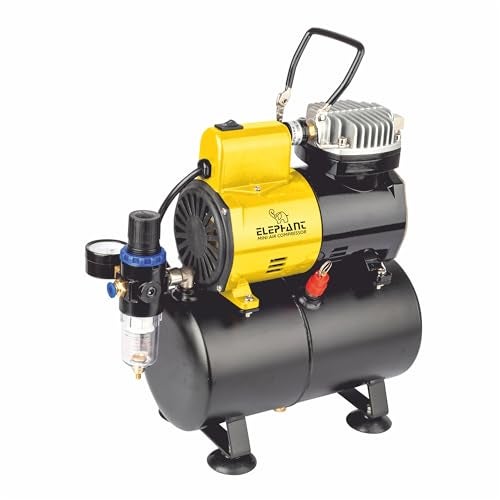 Elephant AS186 3 L Air Compressor with Air Brush (AB-19) 3mtr. PU Pipe - Image 5