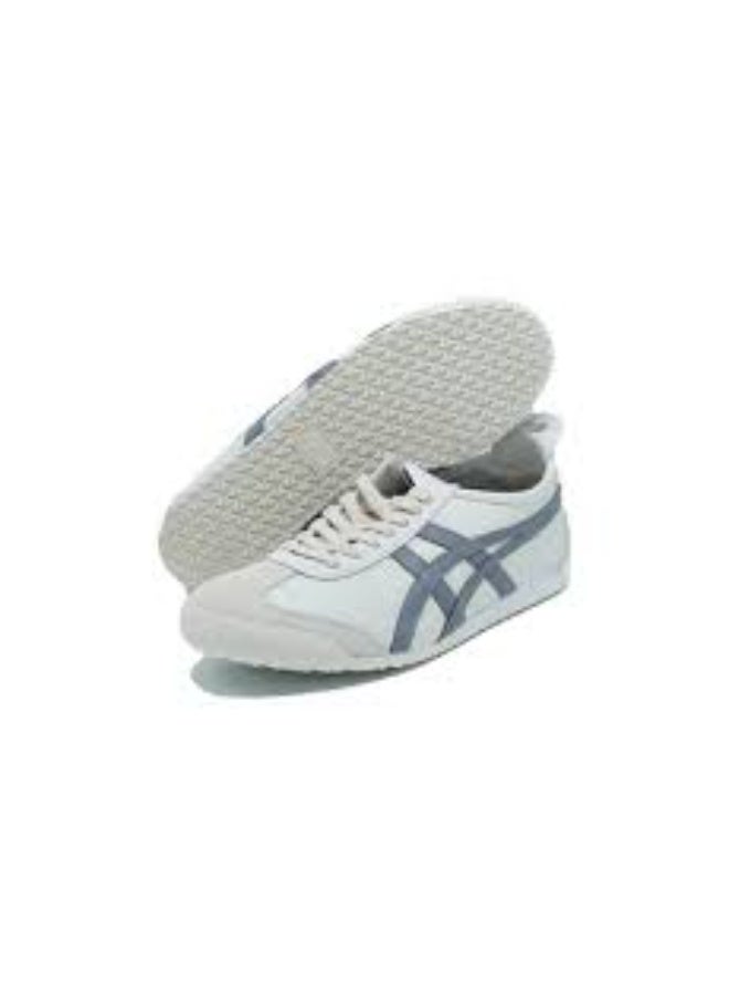 Onitsuka Tiger أونيتيكا تايجر مكسيكو 66 بيج رمادي خطوط مسطحة - Image 3