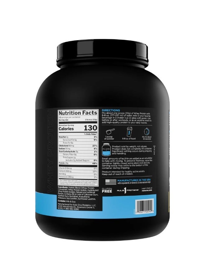 RULE 1 RULE1 WHEY 4.95LBS  - VANILLA ICE CREME - Image 4