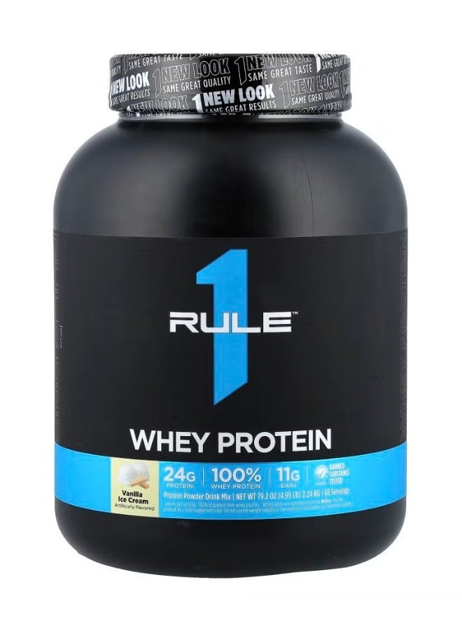 RULE 1 RULE1 WHEY 4.95LBS  - VANILLA ICE CREME - Image 1