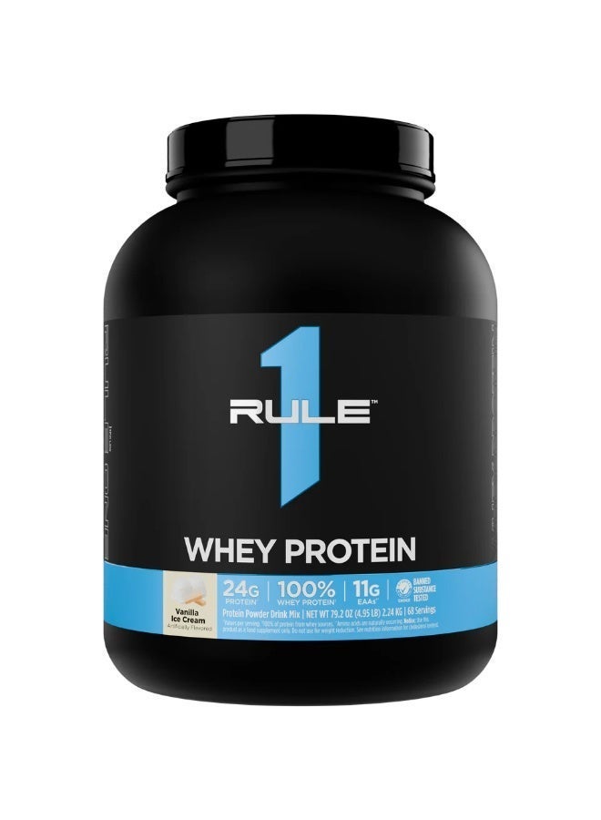RULE 1 RULE1 WHEY 4.95LBS  - VANILLA ICE CREME - Image 2