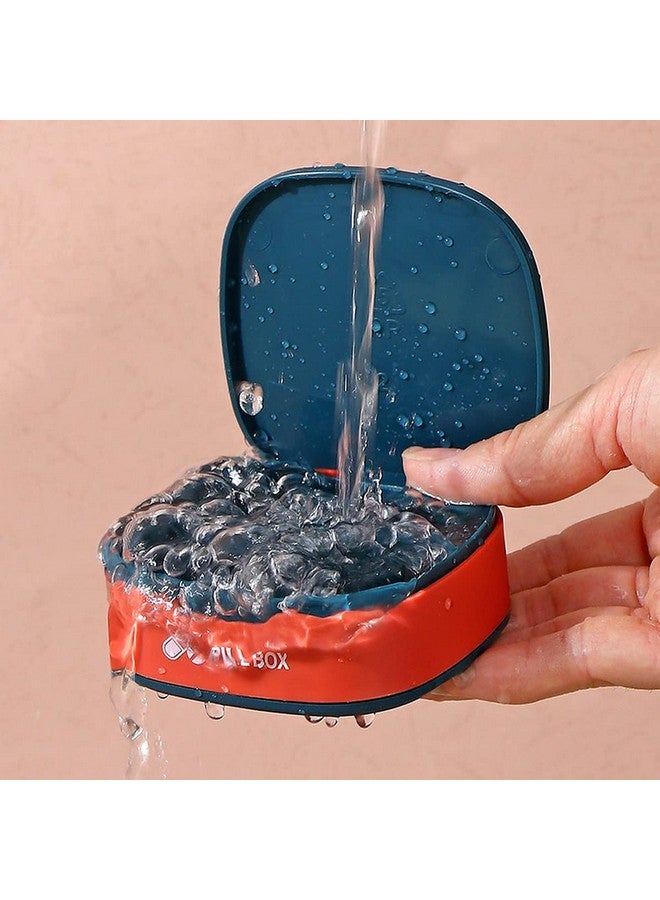 Wolpin Pill Medicine Organiser Box 4 Sections, Medicine Reminder & Storage Box Travel Friendly (Pack of 1 Pc) - Image 5