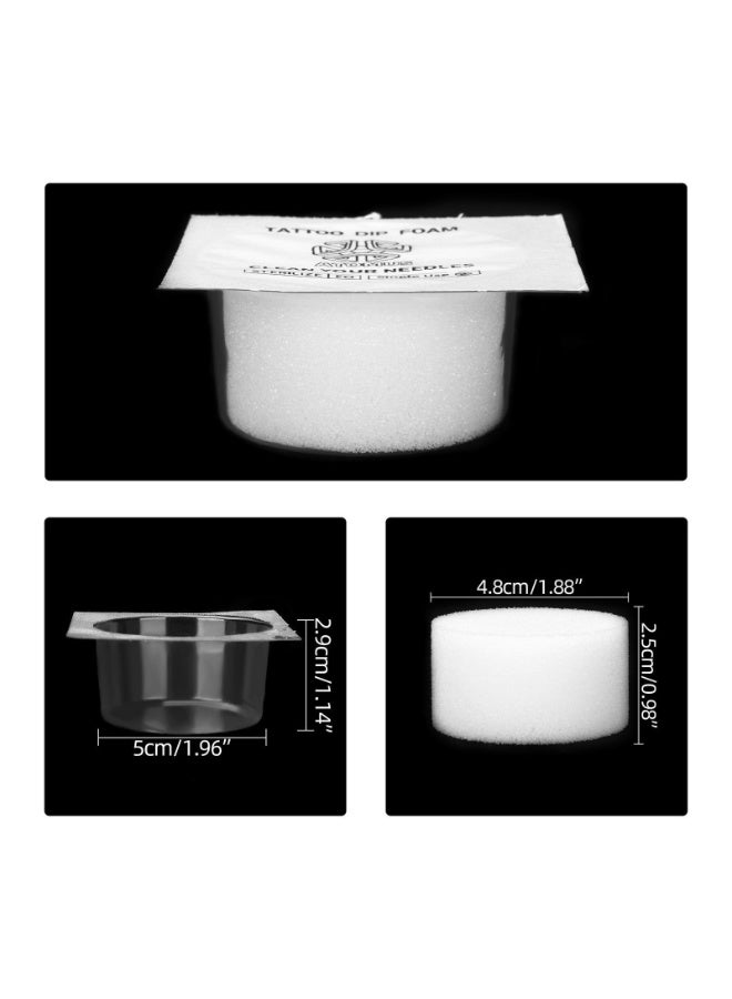 ATOMUS Tattoo needle nozzle dipping cup disposable sponge moisture absorbing color changing cup cleaning tool tattoo equipment - Image 2
