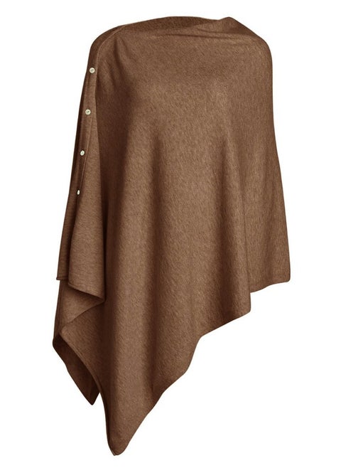 Women'S Versatile Knitted Shawls Scarf Poncho Sweater With Buttons Light Weight Spring Summer Fall Shawl Wrap
