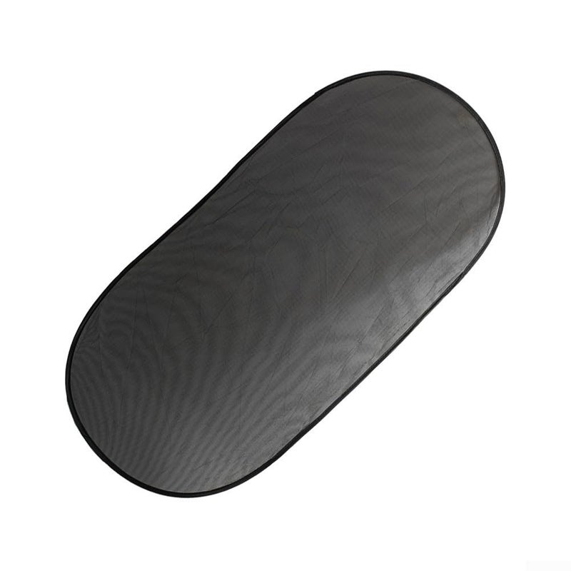 غطاء شبكي واقي من الأشعة فوق البنفسجية للشمس لنافذة السيارة الجانبية الخلفية، مقاس 39.37 × 19.68 بوصة، باللون الأسود - Image 4