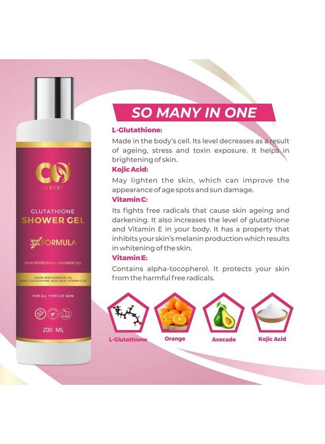 CO Glutathione Hydrating Body Lotion 200Ml For All Types Of Skin 200 Ml - Image 3